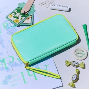 Aqua Lime Drawer Pouch Áne