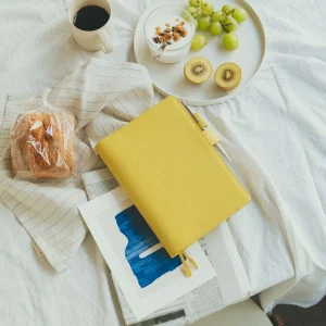 Leather Brilliant Yellow A5 Cousin Size