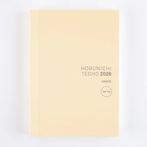 Hobonichi Techo 2026 Japanese Cousin Book (April Start) A5 Size / Daily / Apr start / Mon start